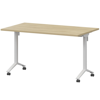 Стол мобильный складной Моби МБ25-120.70 Баттл Рок/Белый