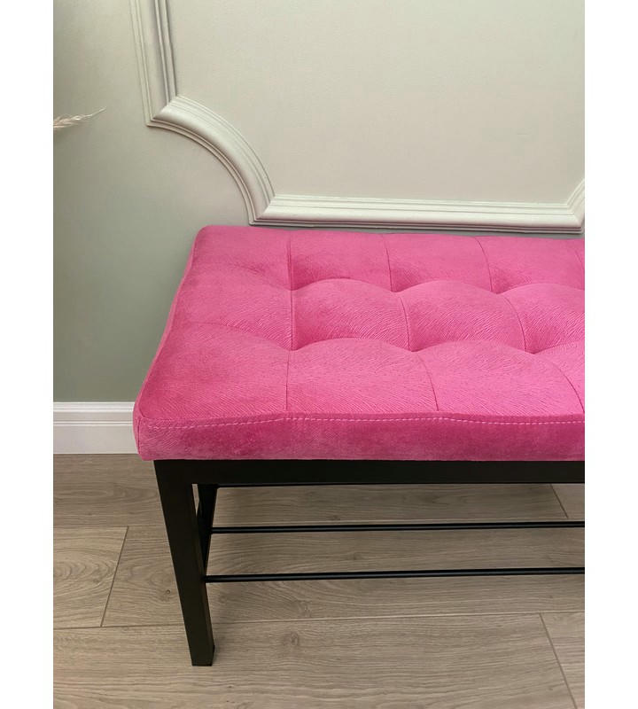 Банкетка Сканди-60 (розовый/черный)