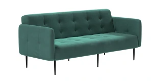 Монако диван-кровать прямой с подлокотниками, трехместный, бархат 87