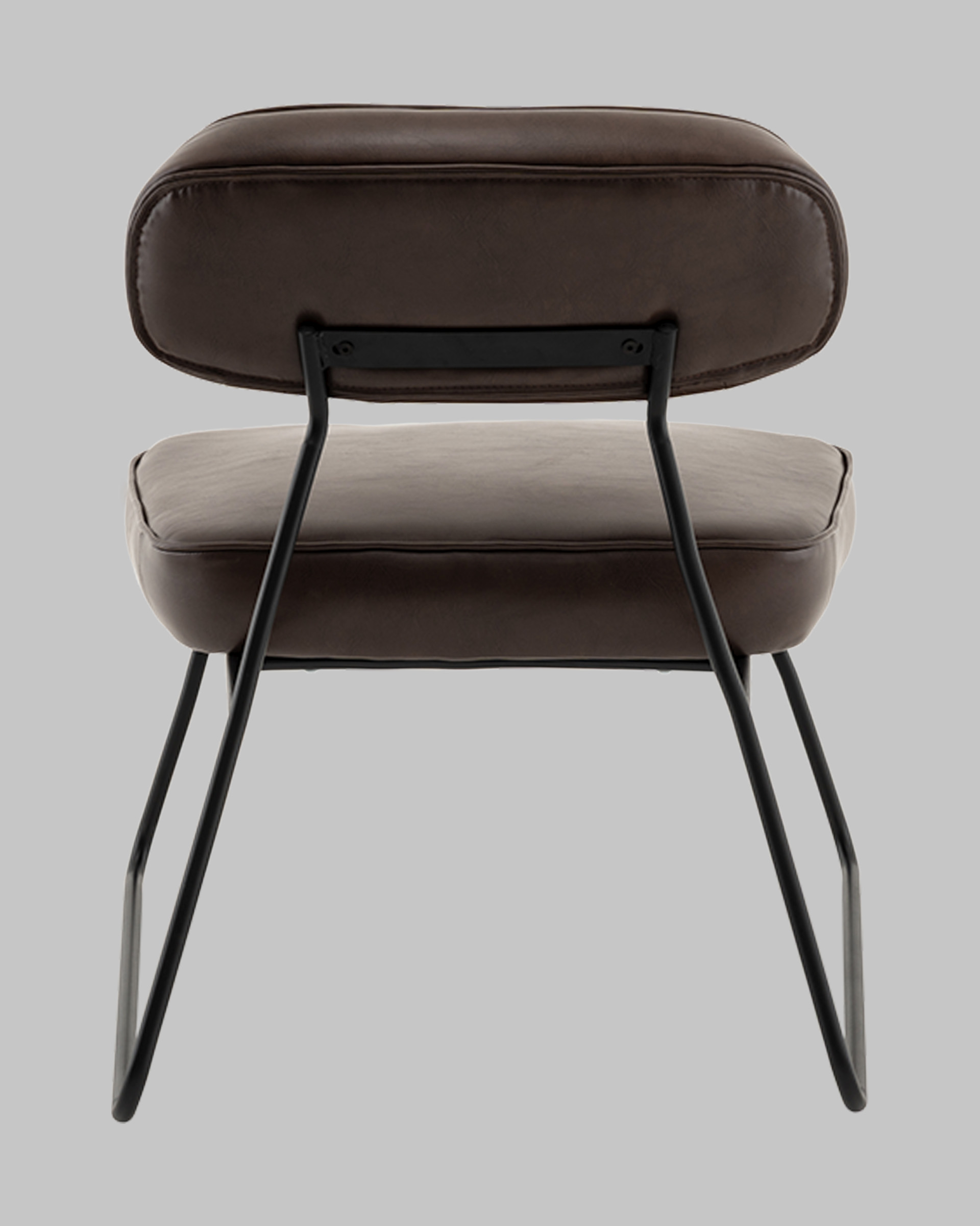 Кресло Kate new ткань экокожа коричневый