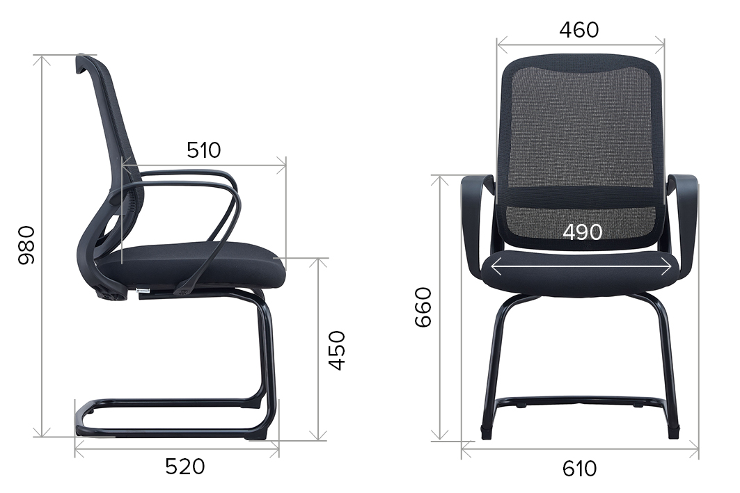 Кресло Everprof EP-810 Grey (Грэй) Сетка Серый