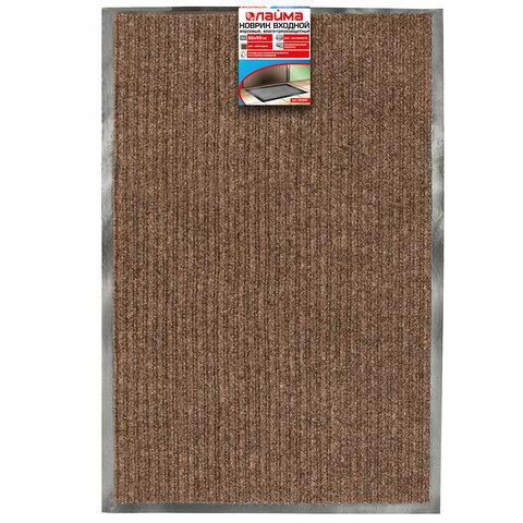 Коврик входной ворсовый влаго-грязезащитный LAIMA, 60х90 см, ребристый, толщина 7 мм, коричневый, 602868 цена 659 ₽ Коврик входной ворсовый влаго-грязезащитный LAIMA, 60х90 см, ребристый, толщина 7 мм, коричневый, 602868
