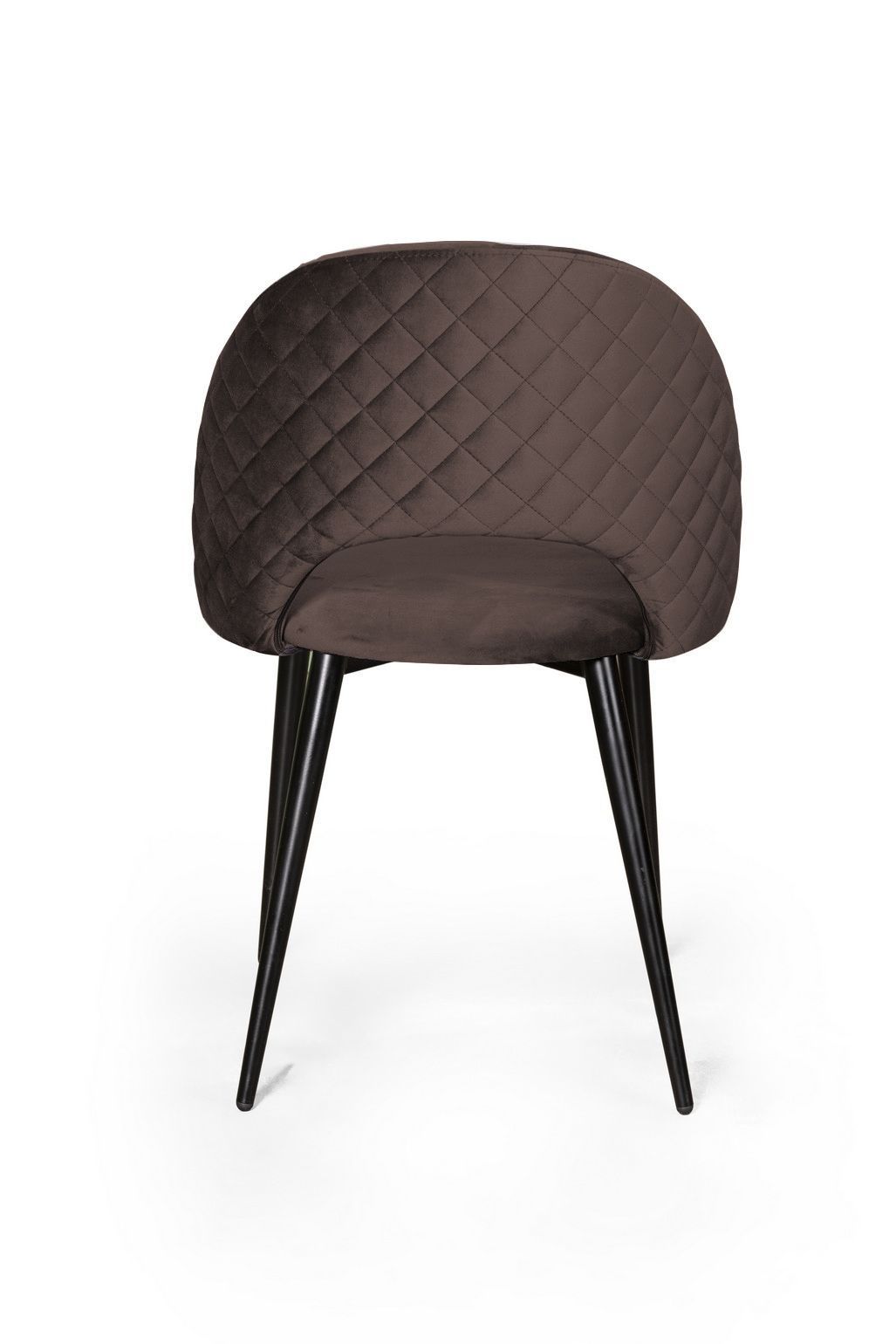 Стул Макс ромб, бархат антрацит 14