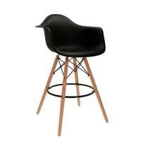 Кресло Eames DAW Барное Черное