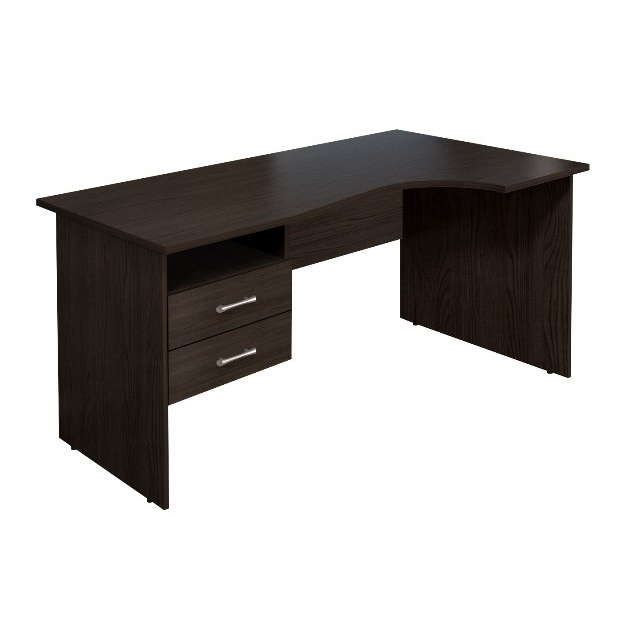 Стол с тумбой Монолит эргономичный КМ75