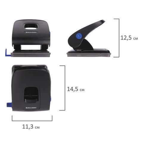 Дырокол металлический BRAUBERG "Extra", до 40 листов, черный, 229093 цена 1 049 ₽ Дырокол металлический BRAUBERG "Extra", до 40 листов, черный, 229093