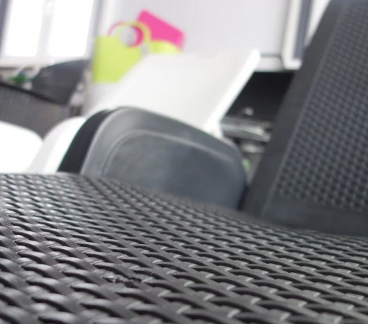 Шезлонг пластиковый Pool антрацит