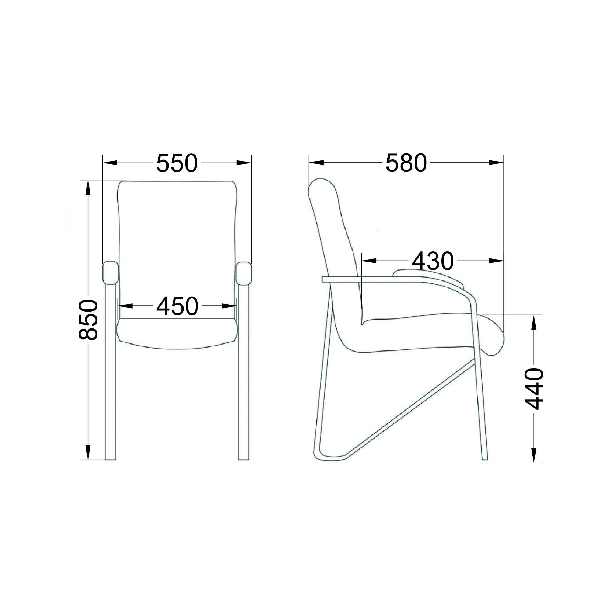 Стул Samba, кремовый, экокожа, подлокотники дерево