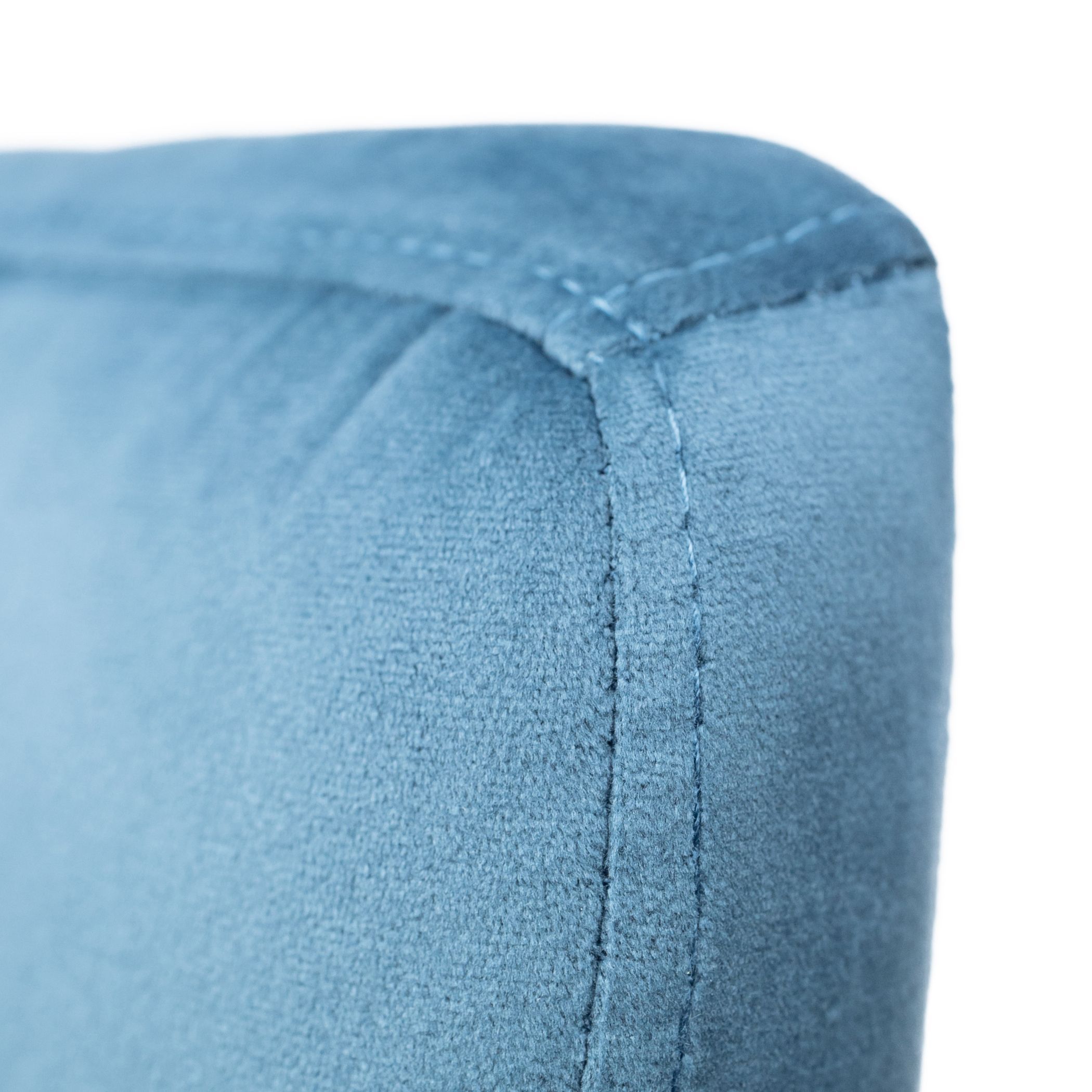 Стул барный Amazon, темно-лазурный, велюр