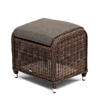 "Толедо" пуф плетеный, цвет коричневыйцвет коричневый