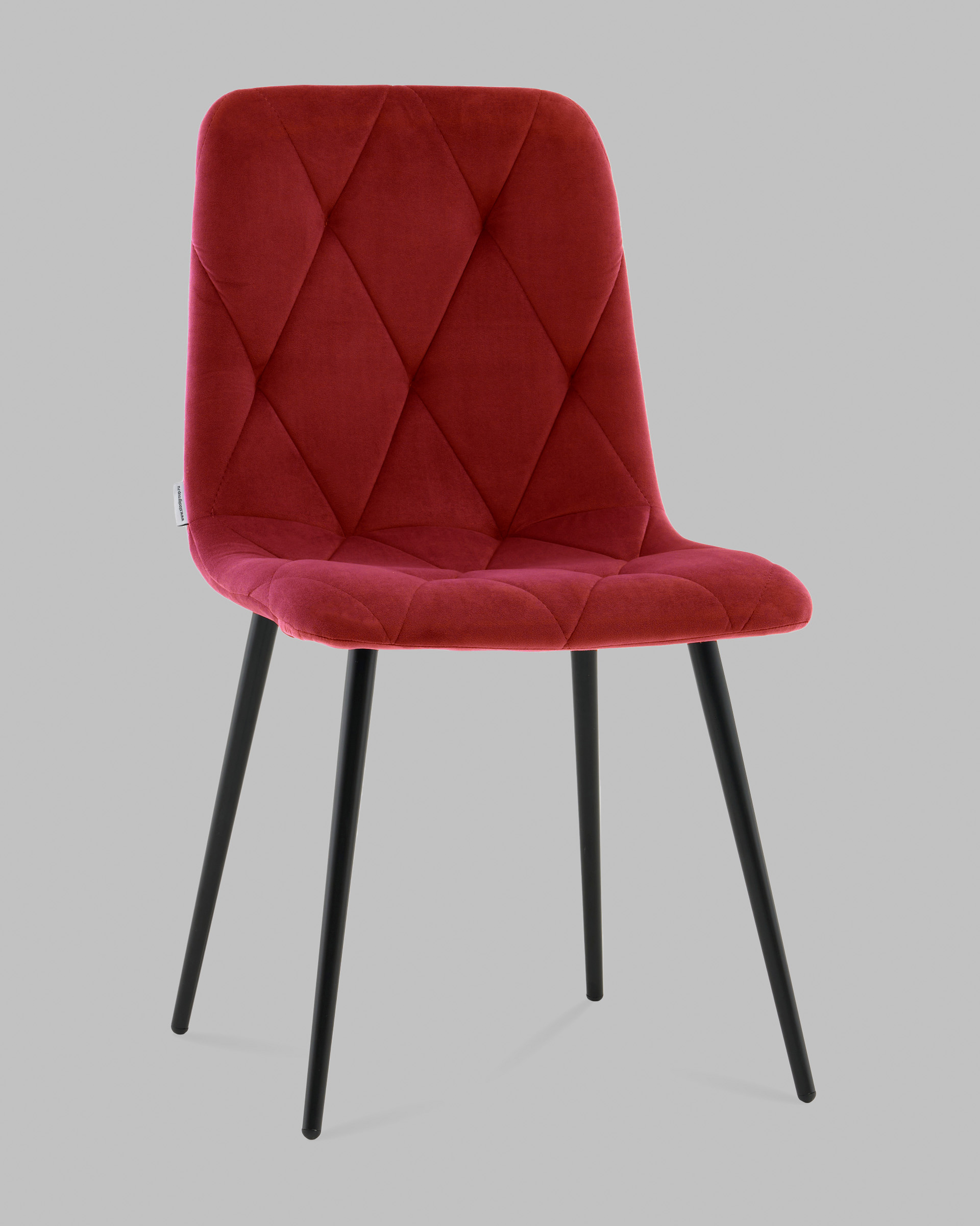 Стул Одди Diamond велюр красный