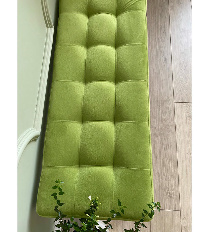 Банкетка Сканди-96-1 (салатовый/серый)