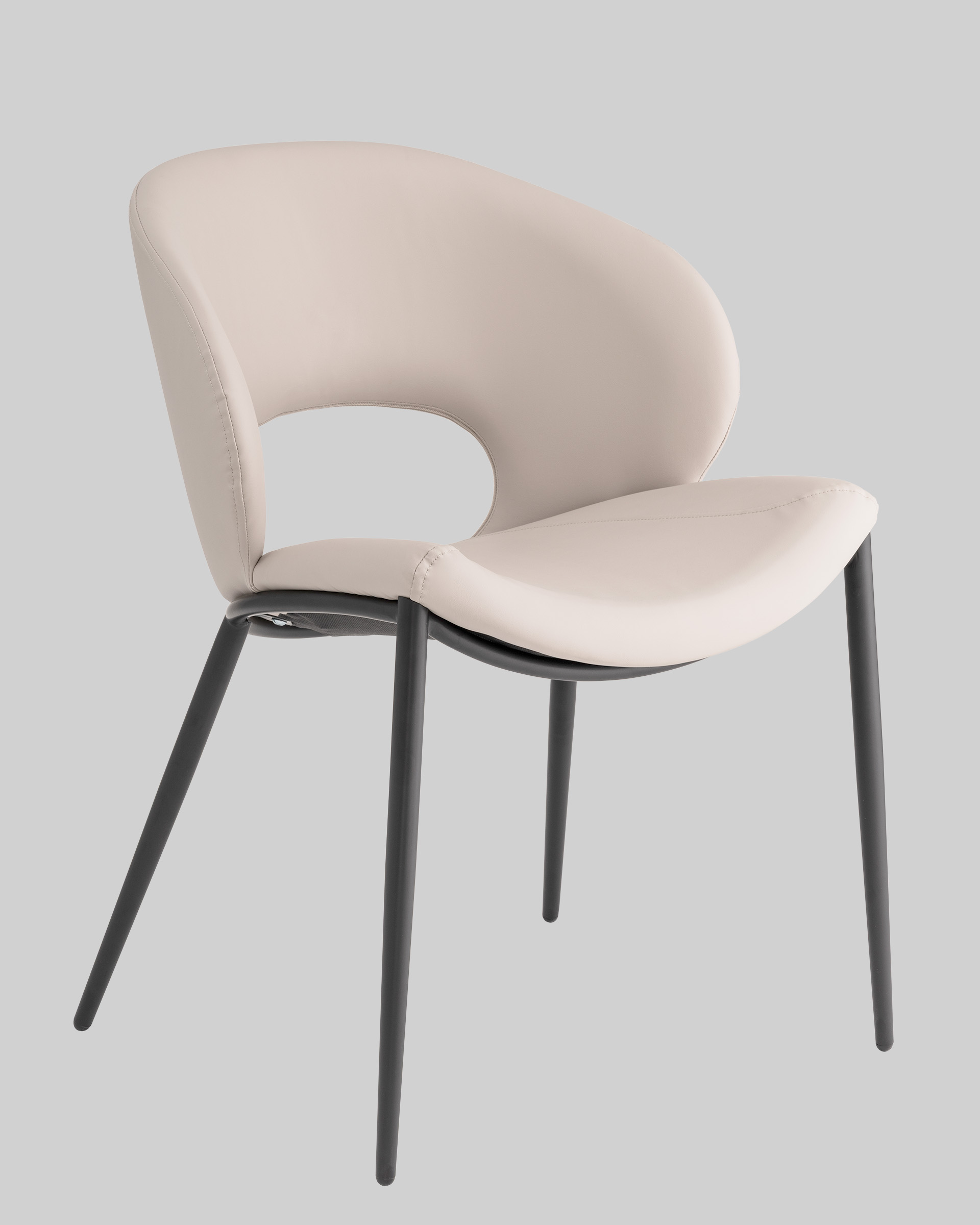 Стул Вивьен иск.кожа светло-бежевый