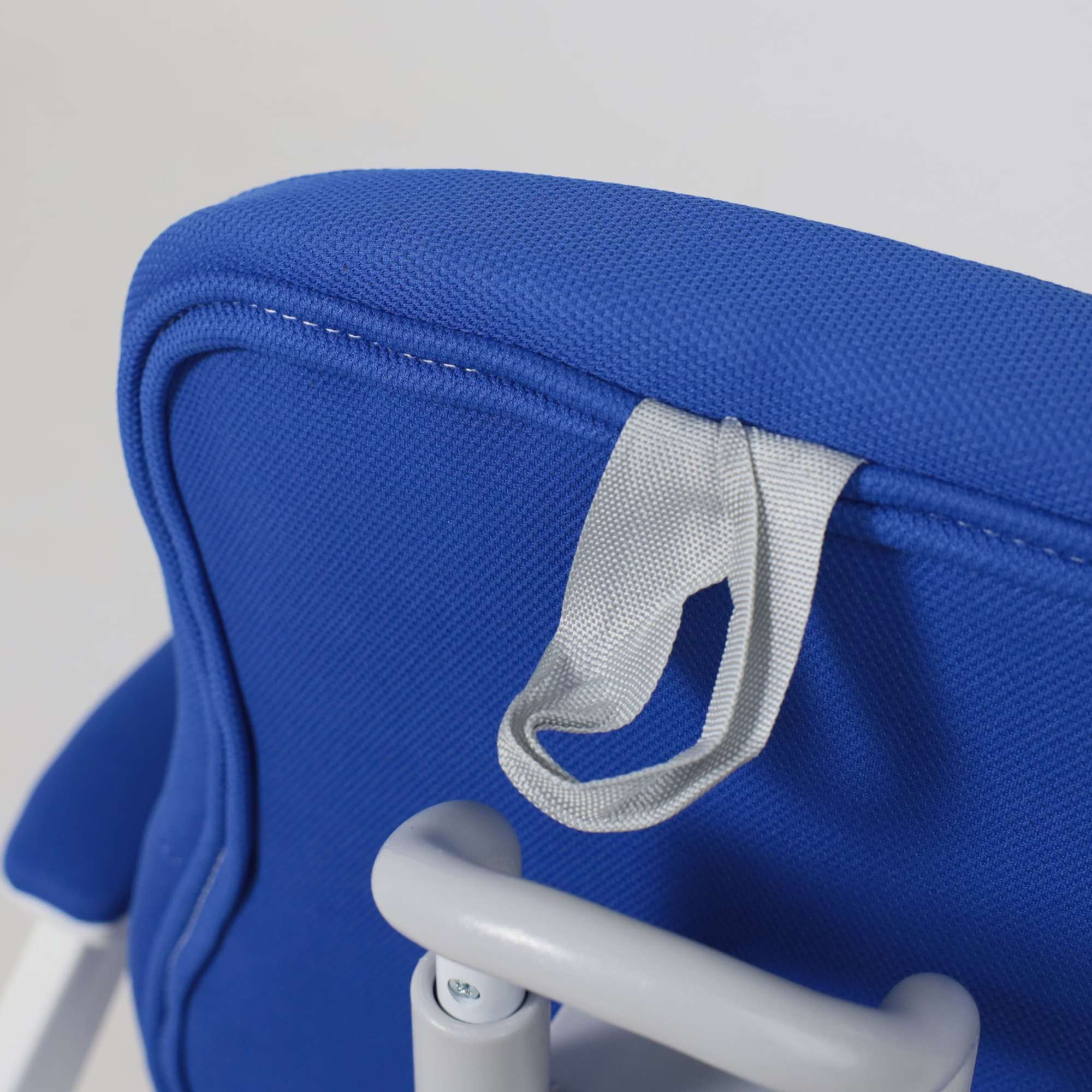 Кресло поворотное Swan, синий, ткань