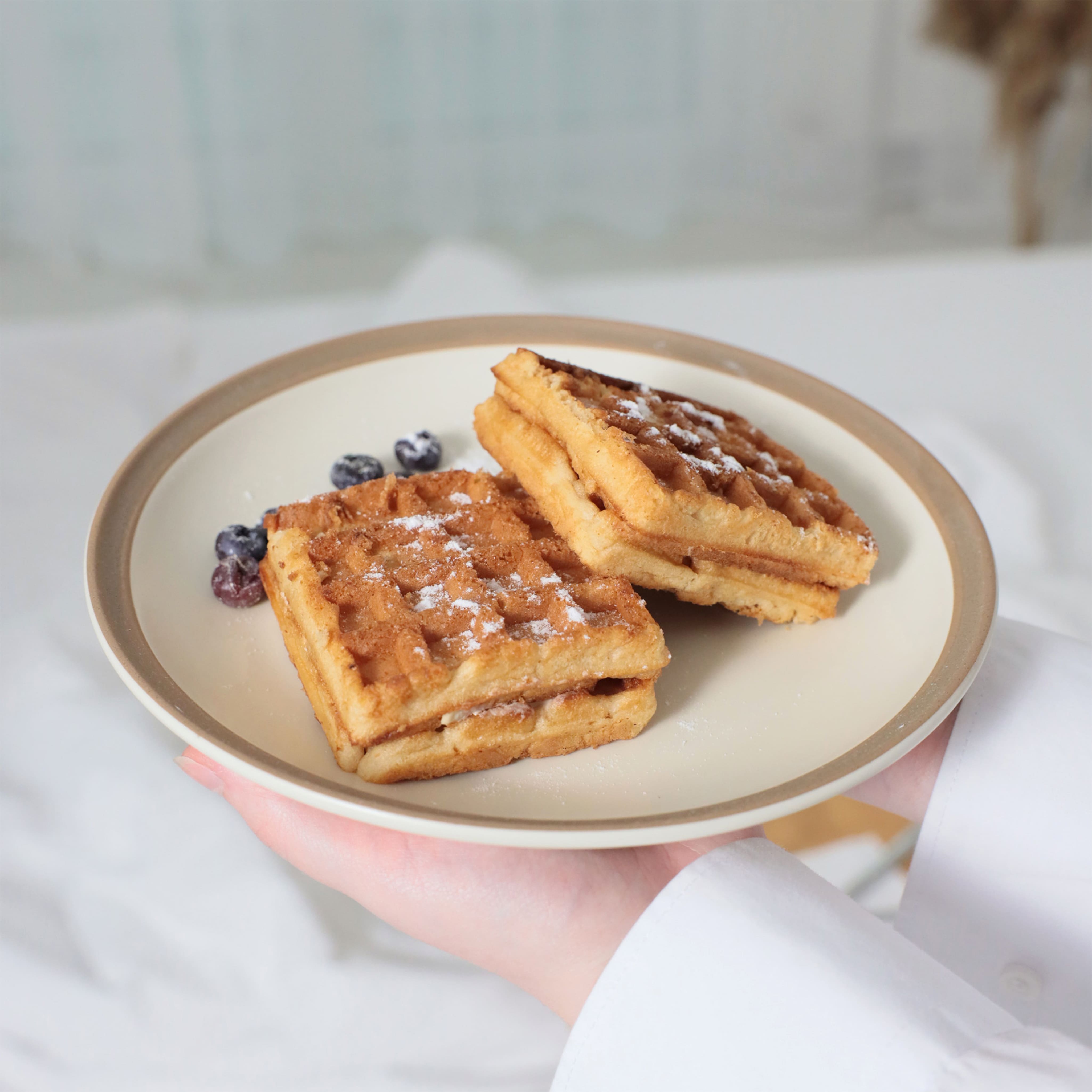 Блюдо SAND EDGE, керамика, белый, d21,5*2,8см