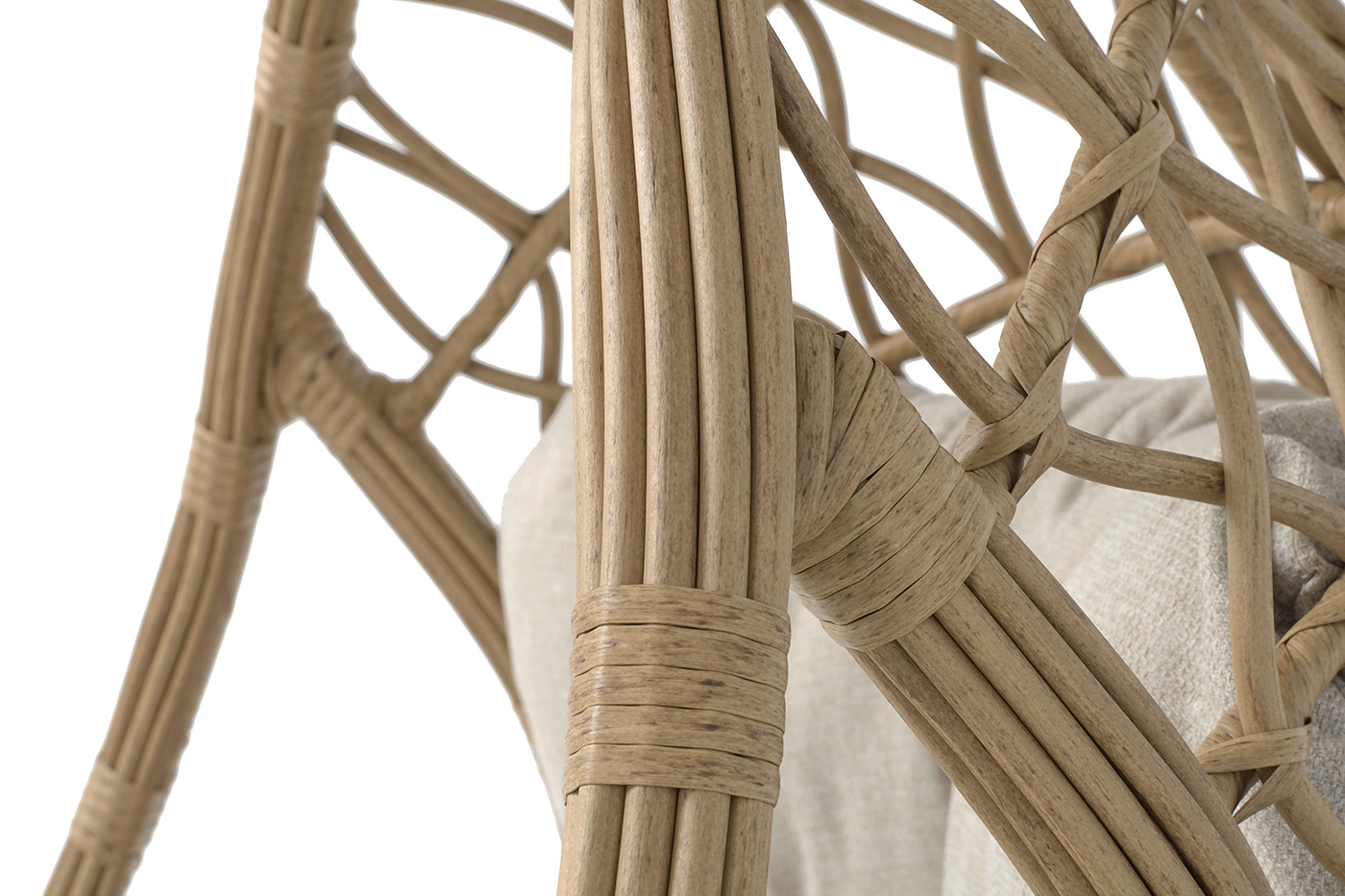 "Венеция" подвесное кресло-кокон из искусственного ротанга