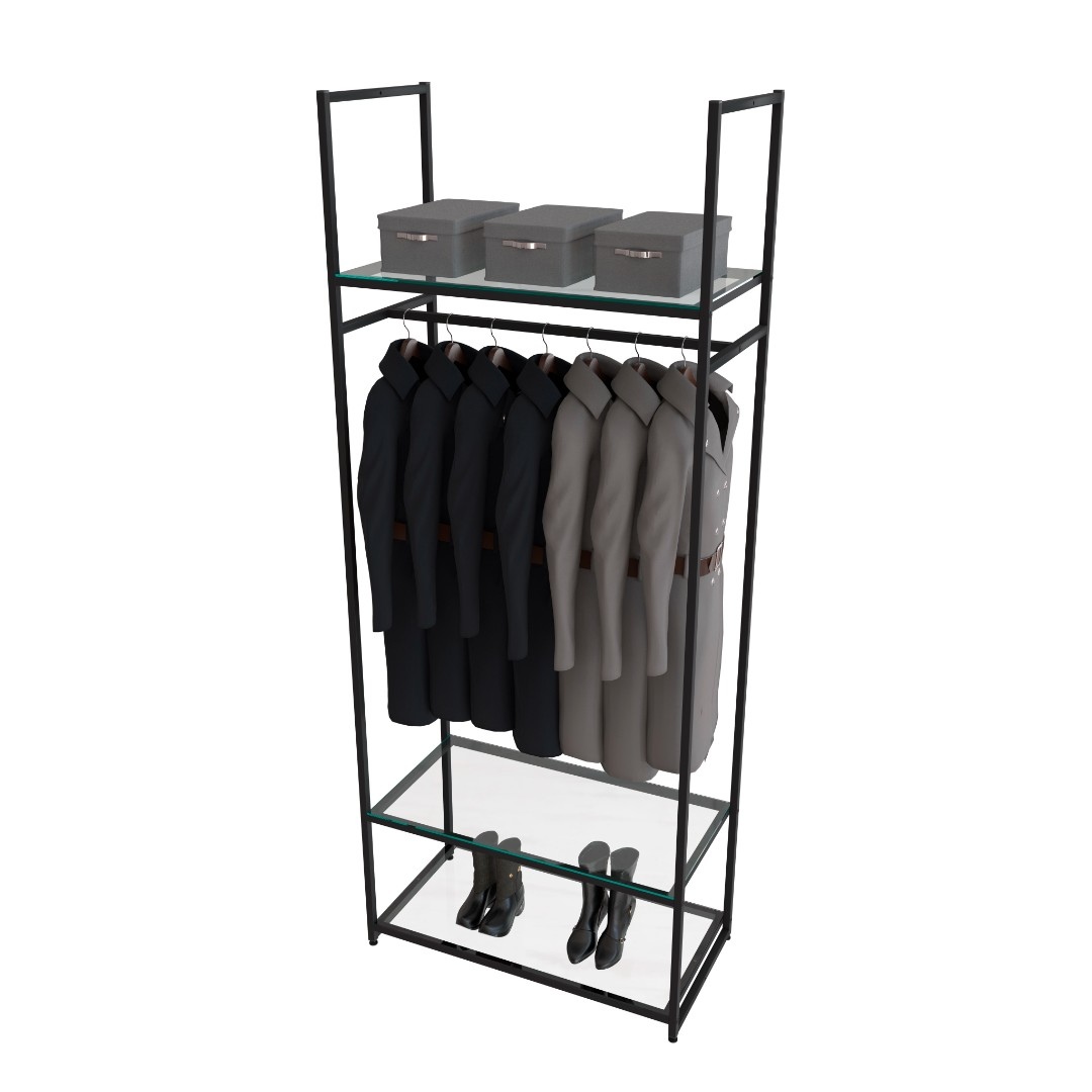 Стеллаж для одежды в стиле Лофт A2290-14