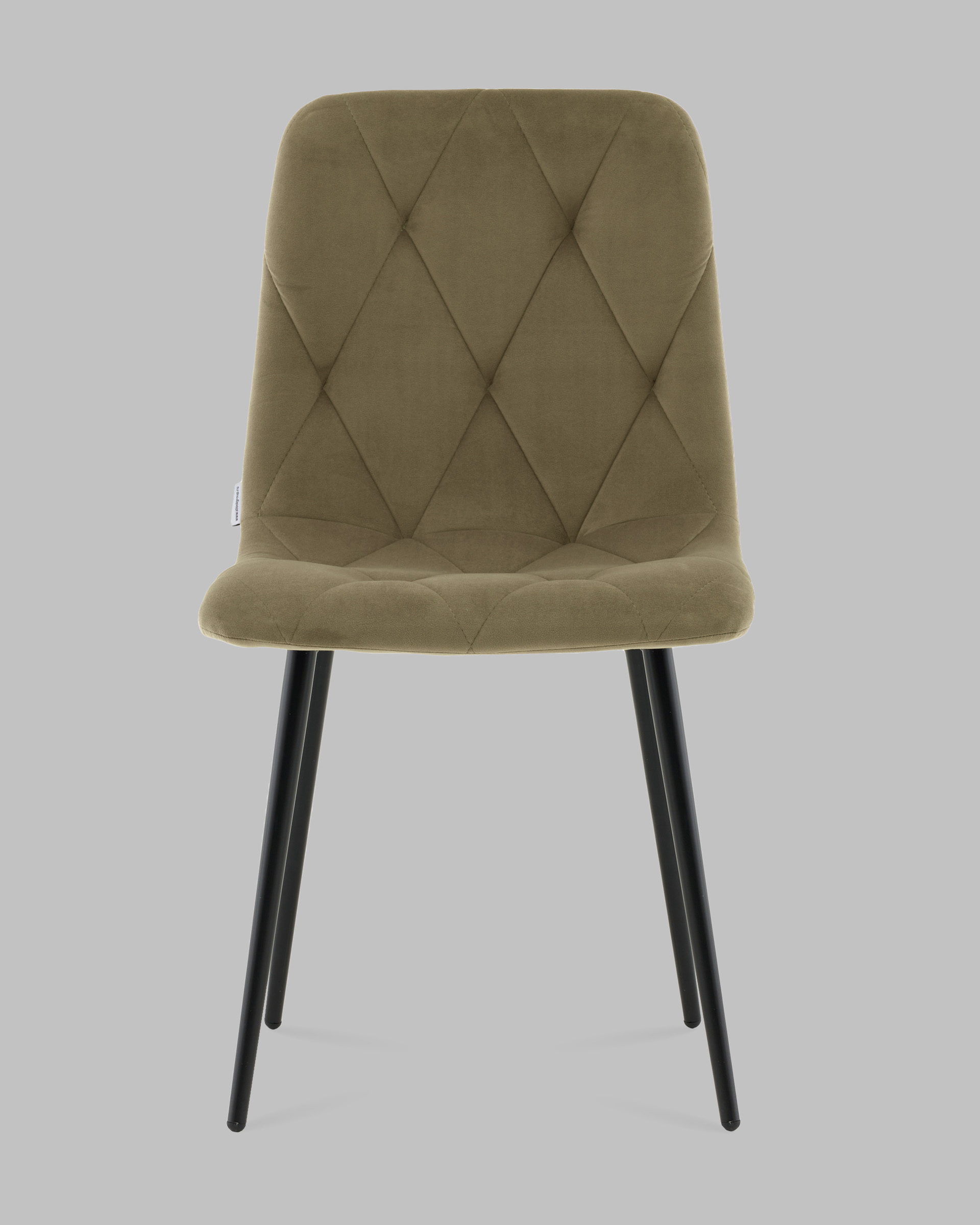 Стул Одди Diamond велюр пыльно-оливковый
