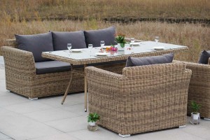 "Моккачино" обеденная группа из искусственного ротанга