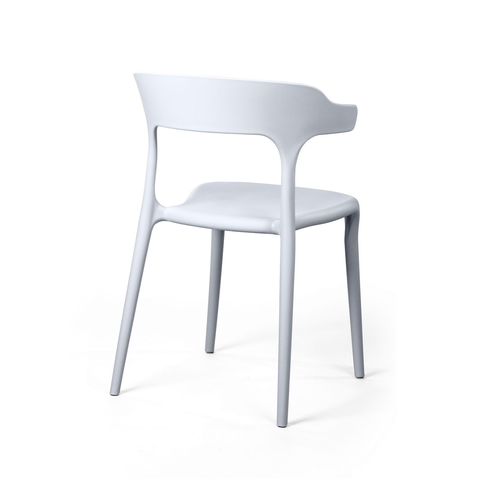 Стул Лео, первичный пластик белый
