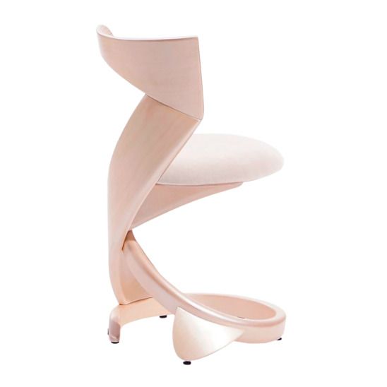 Стул Virtuos, береза выбеленная/ белый