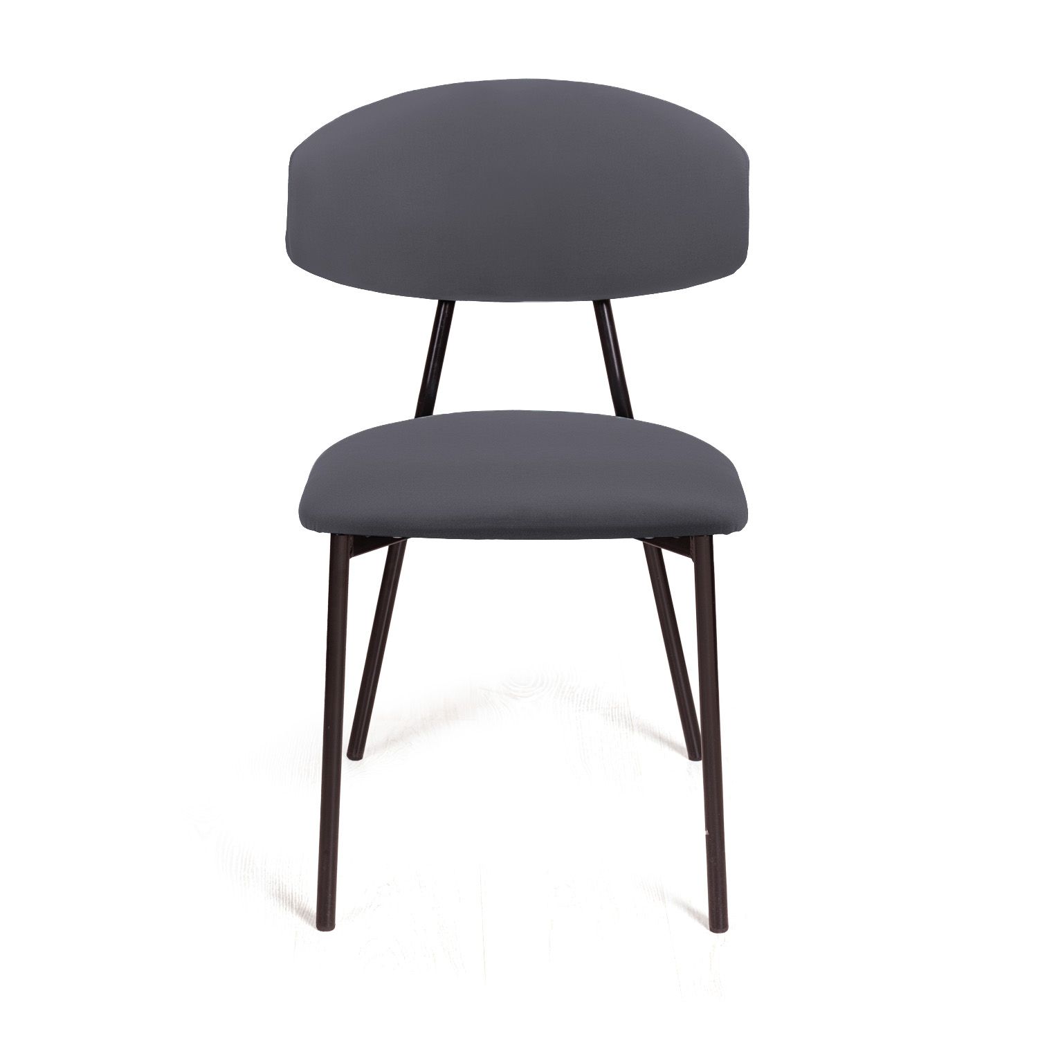 Стул Брэд, бархат серый 27