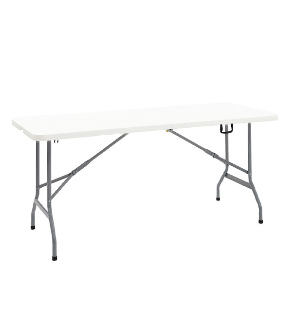 Стол-книжка пластиковый разборный белый