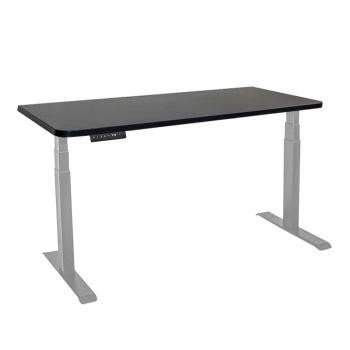 Стол с регулировкой высоты электрический LuxAlto LA-T33-2A3 серый/черный ЛДСП 120*60*2.5