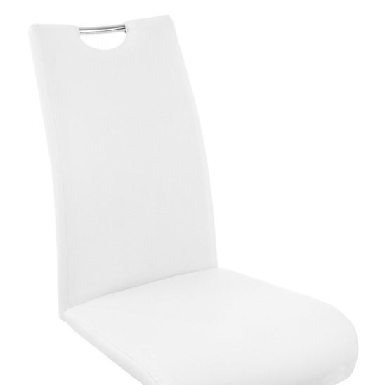 Стул Barlo, белый/ хром