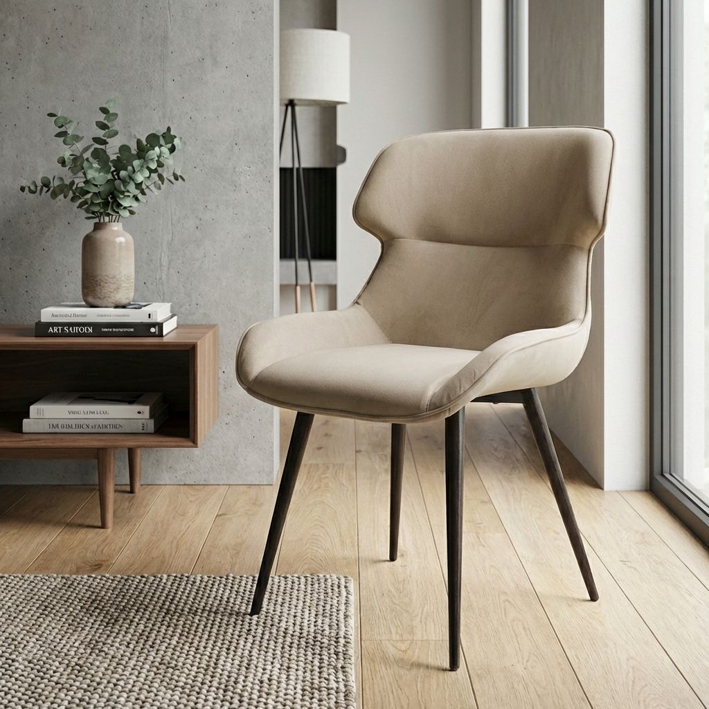 Стул Генри, бархат бежевый 5