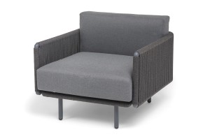 "Джелло" кресло плетеное из роупа