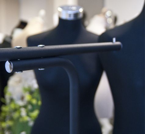 JVS-05 \ Стойка напольная 2-х рядная черная