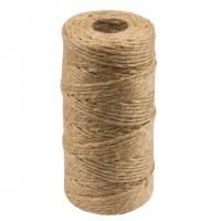 Шпагат джутовый упаковочный полированный, длина 500 м, диаметр 1,5 мм, 1200 текс, BRAUBERG, 605008