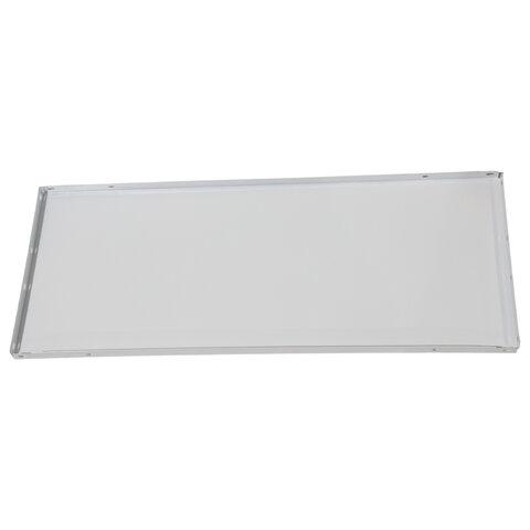 Стеллаж металлический BOOMHOUSE (БУМХАУС) 1500x750x300 мм, 4 полки, нагрузка на стеллаж до 120 кг, белый, 291419