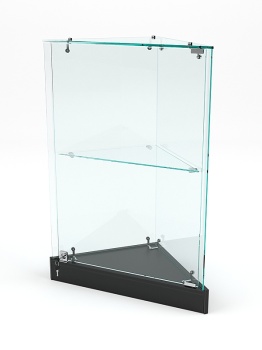 Прилавок угловой "ИСТРА" №1 трёхгранный (с дверкой), Черный