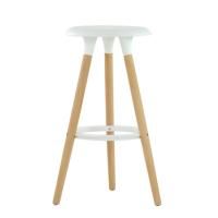 Барный стул Modern интерьерный, белый