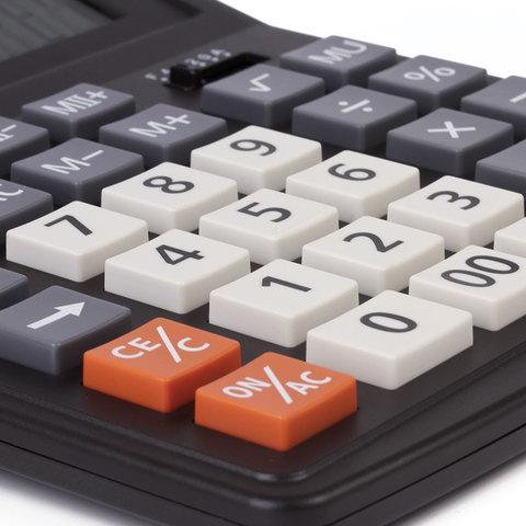 Калькулятор настольный STAFF PLUS STF-333 (200x154 мм), 12 разрядов, двойное питание, 250415 цена 715 ₽ Калькулятор настольный STAFF PLUS STF-333 (200x154 мм), 12 разрядов, двойное питание, 250415