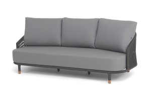 "Верона" диван 3-местный плетеный из роупа