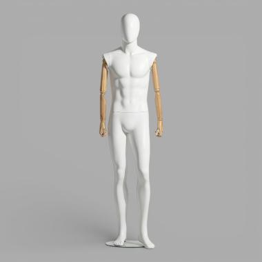 JMP-9NA Манекен мужской с деревянными руками