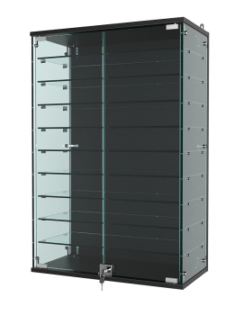 Витрина "АТРИУМ" настенная №2-2Г, Черный