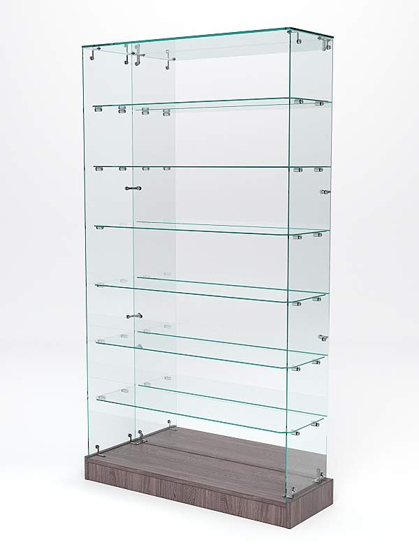 Витрина стеклянная "ИСТРА ХИТ ПРОДАЖ" №12 (без дверок, задняя стенка - зеркало)