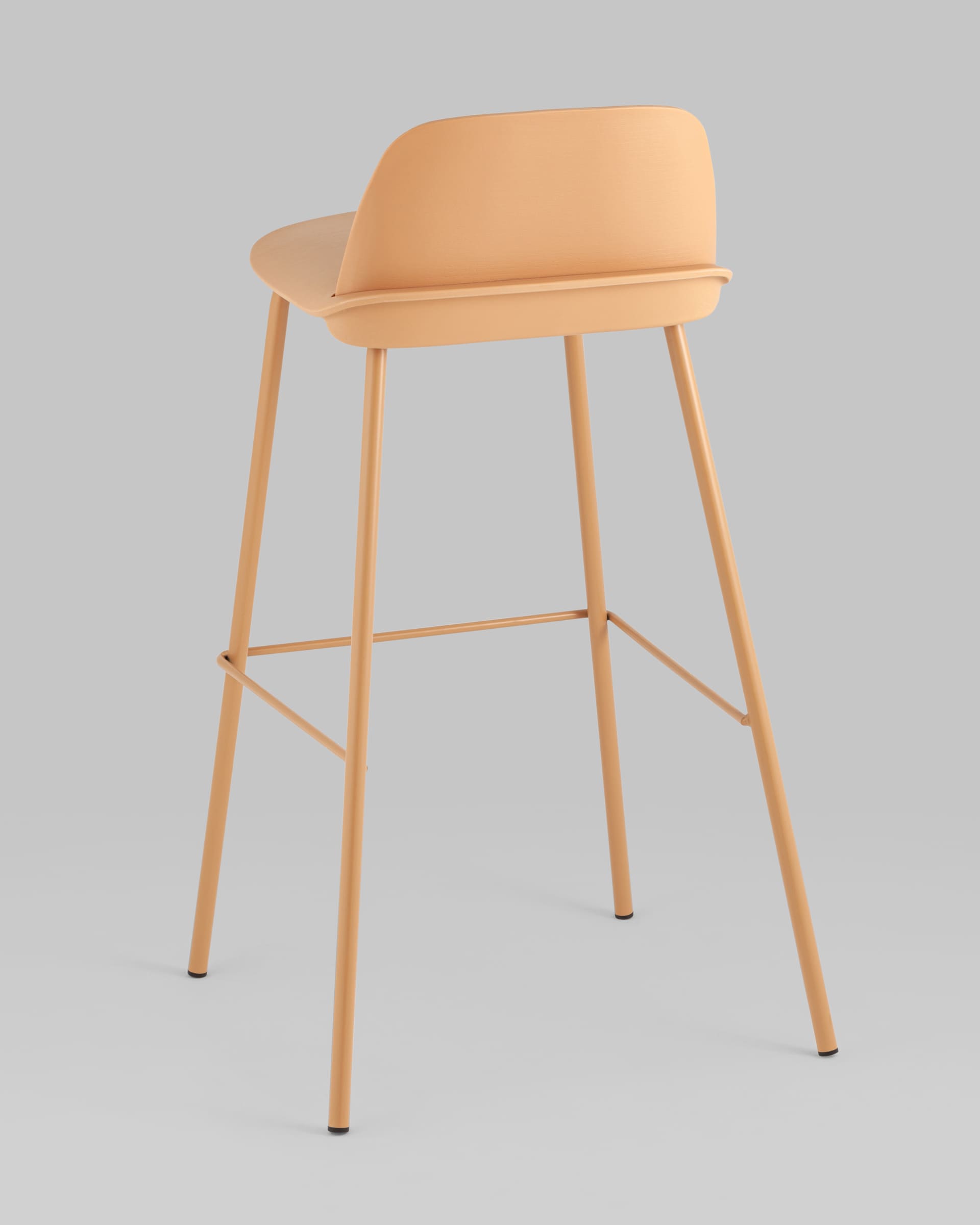 Стул барный Mist желтый 4 шт