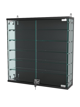 Витрина "АТРИУМ" настенная №1-2, Черный