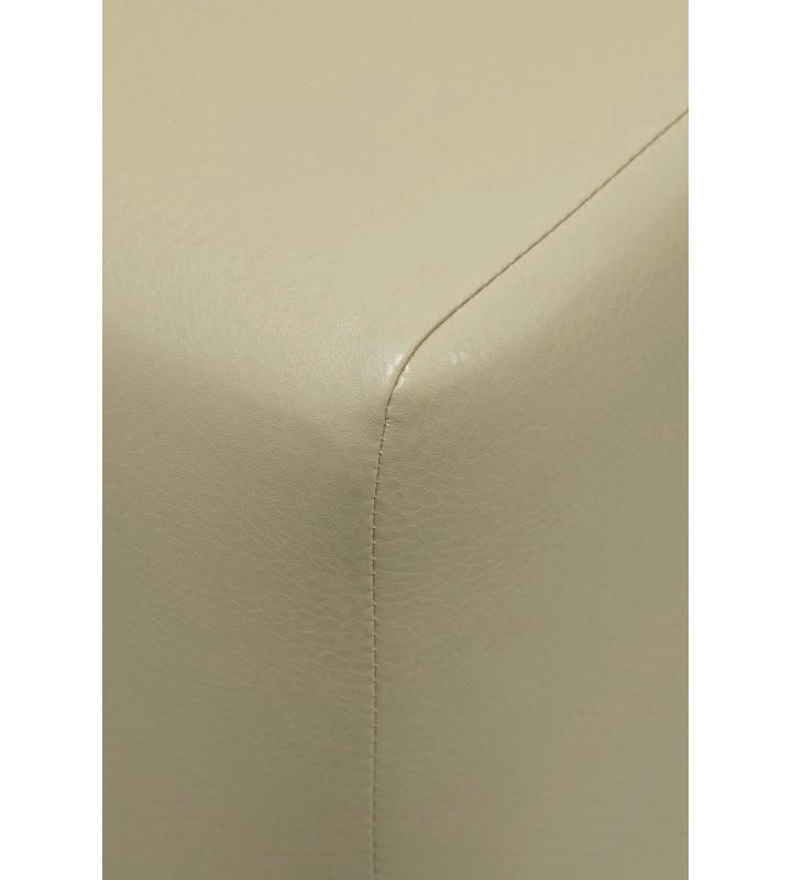 Пуфик Скай Кожа (бежевый)