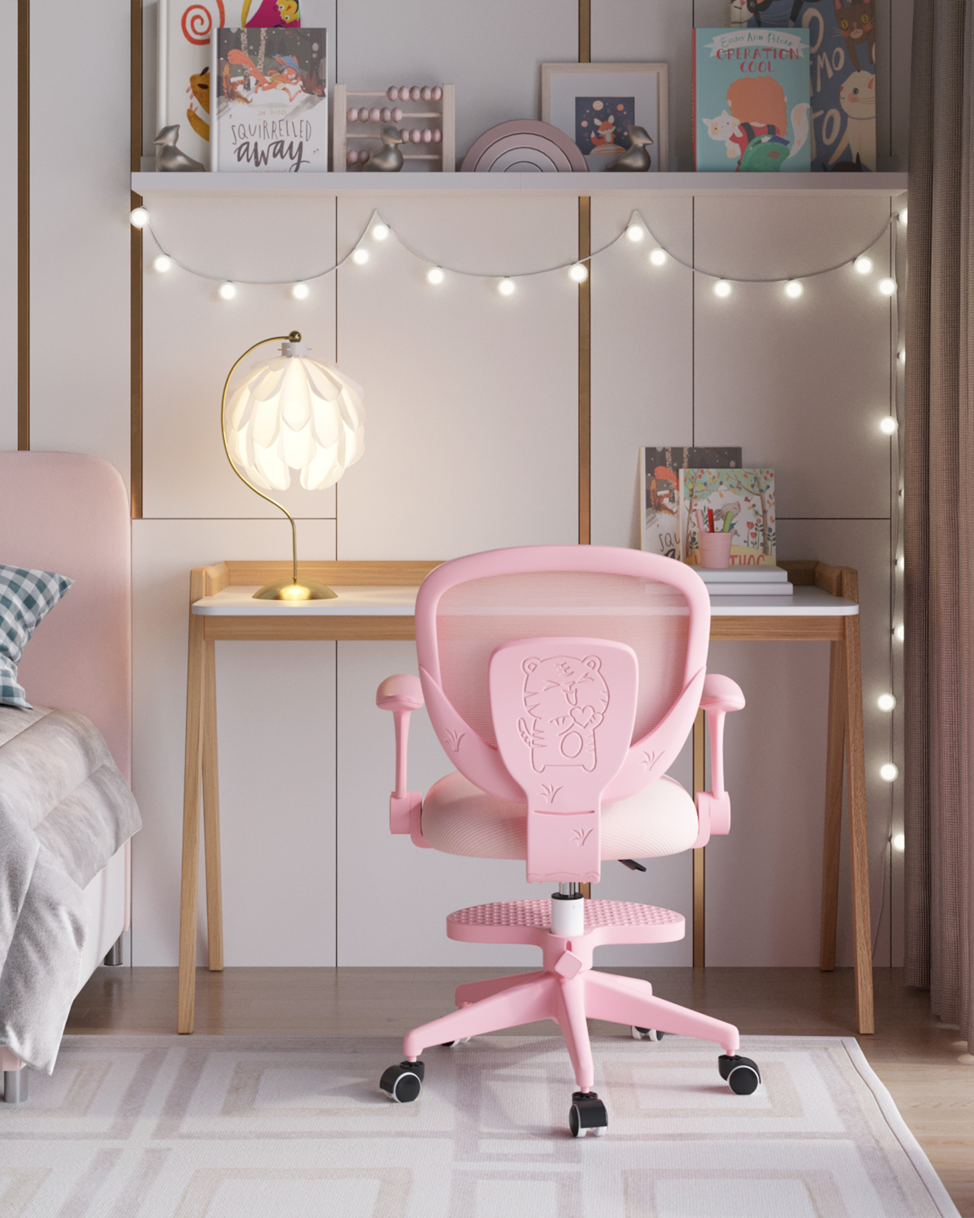 Кресло TopChairs Mila розовый