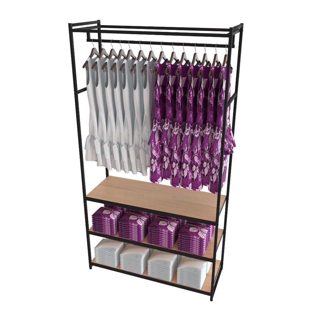 Стеллаж для одежды в стиле Лофт A22120-11