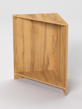 Прилавок "ЭКОНОМ" №6 угловой, Дуб Золотистый