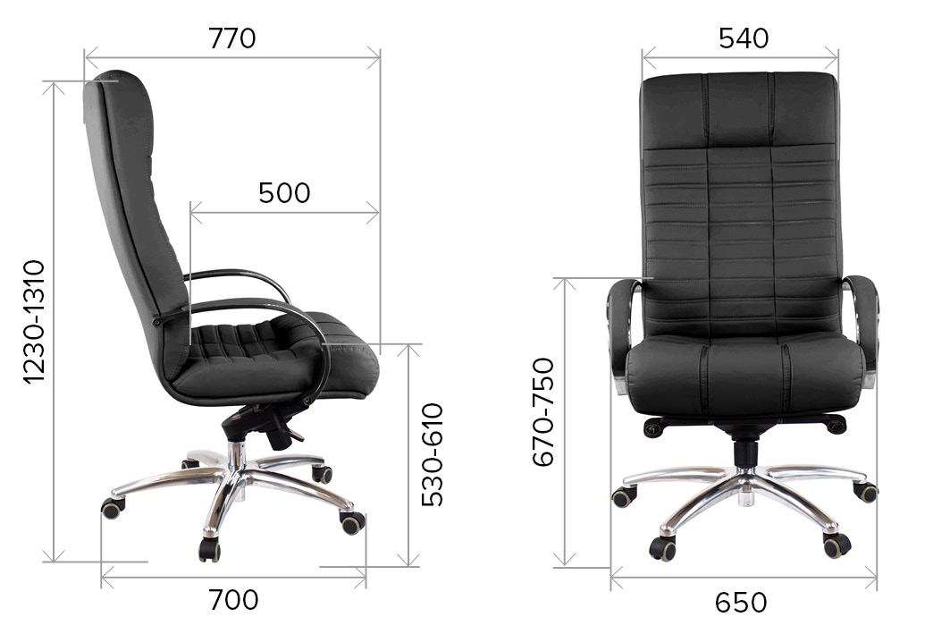 Кресло Everprof Atlant AL M Экокожа Бежевый