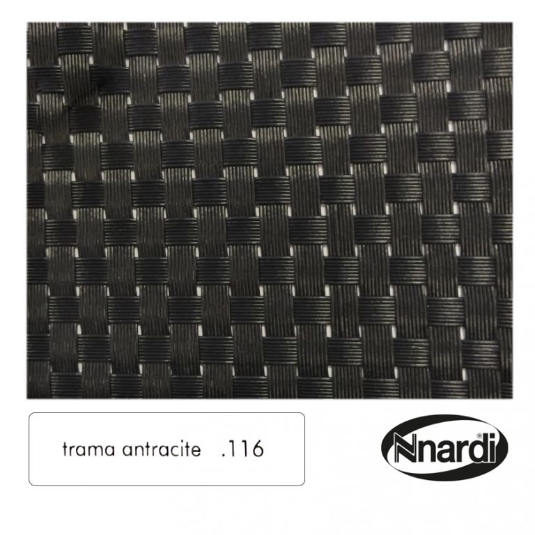 Шезлонг-лежак пластиковый Omega антрацит