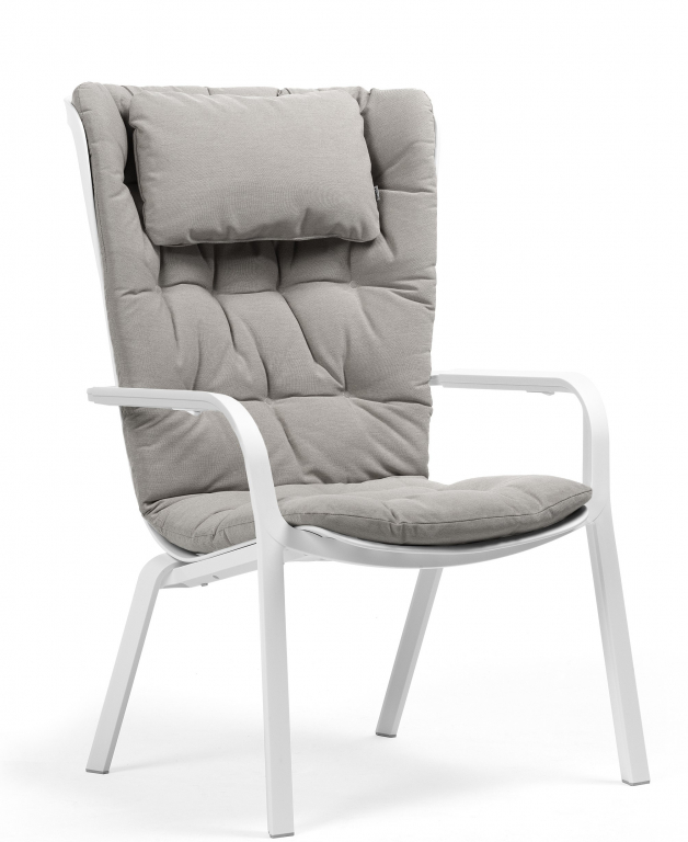 Подушка-подголовник для лаунж кресла Folio серый